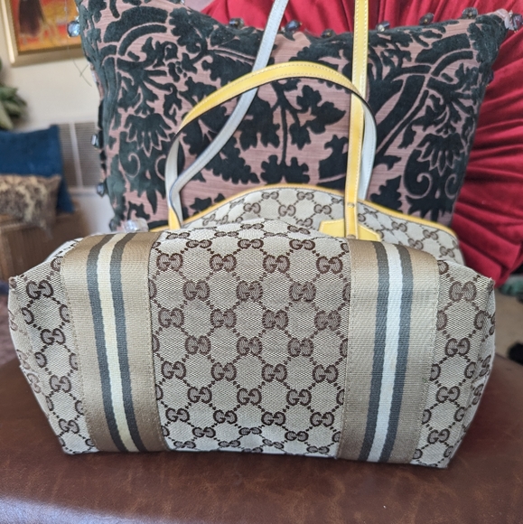 🛑SOLD ⚠️‼️ DO NOT BUY⚠️‼️💯GUCCI LUCITE SHERRY LINE TOTE - Picture 6 of 12